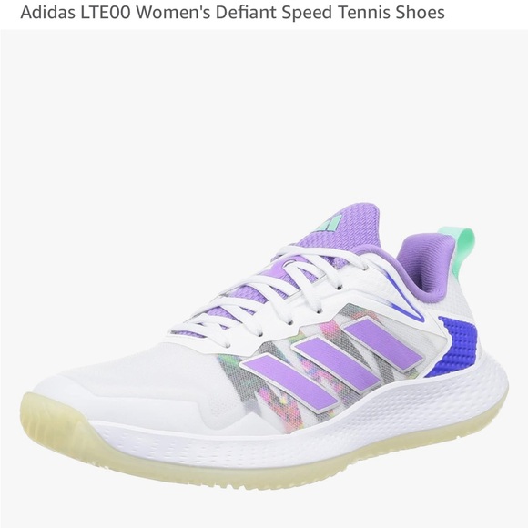 adidas Shoes - Adidas LTE00 Women’s Bounce Defiant Speed Tennis Shoes 9.5
